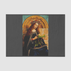 Jungfrau Mary von Jan van Eyck Seidenpapier