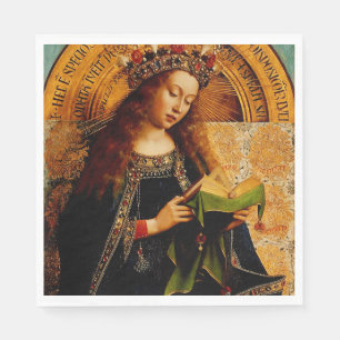 Jungfrau Mary von Jan van Eyck Serviette