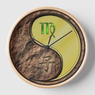 Jungfrau & Metallratte Uhr