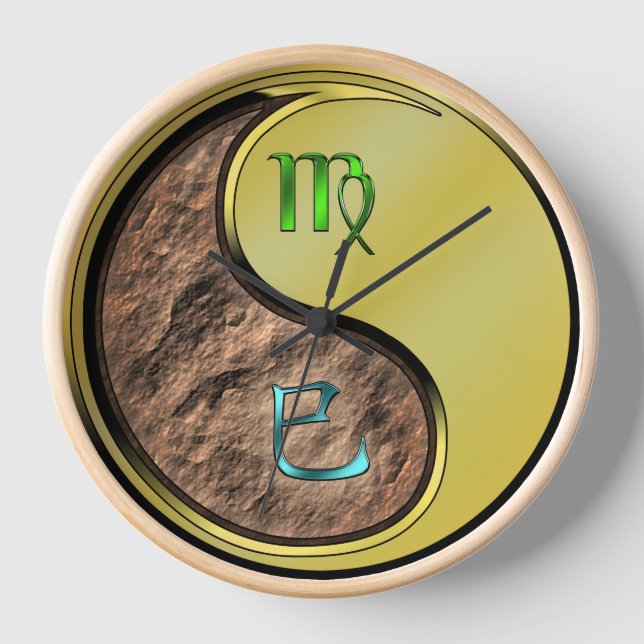 Jungfrau & Metallschlange Uhr (Vorderseite)