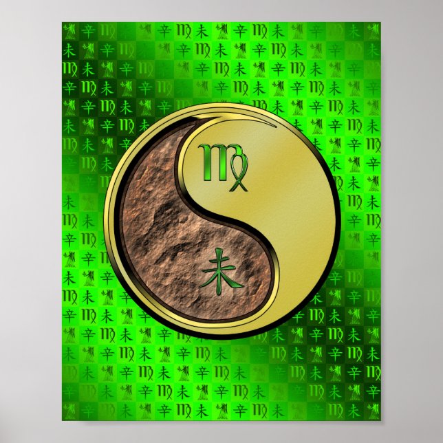 Jungfrau & Metallziege Poster (Vorne)