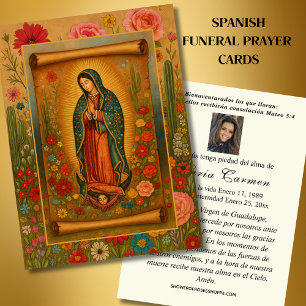 Jungfrau Mexico Guadalupe Spanisches Beerdigungsge