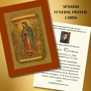 Jungfrau Mexico Guadalupe Spanisches Beerdigungsge