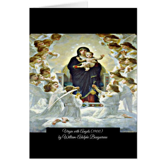 Jungfrau mit Angels Bouguereau (Vorne)