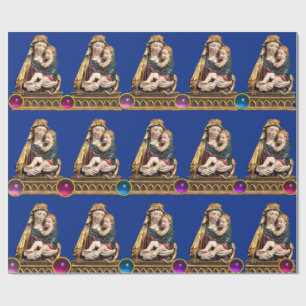 JUNGFRAU MIT KIND GESCHENKPAPIER