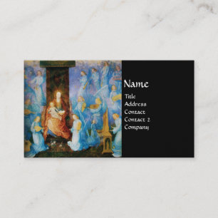 JUNGFRAU MIT KIND - KONZERT MIT BLUE ANGELN Pearl Visitenkarte