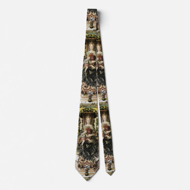 JUNGFRAU MIT KIND KRAWATTE (Vorderseite)