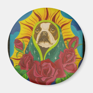 Jungfrau Mugsey von Santa Rosa von Dana Tyrrell Magnet