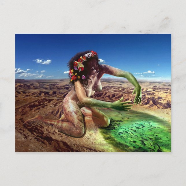 Jungfrau - Postkarte (Vorderseite)