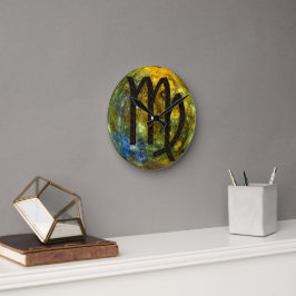 Jungfrau Runde Wanduhr