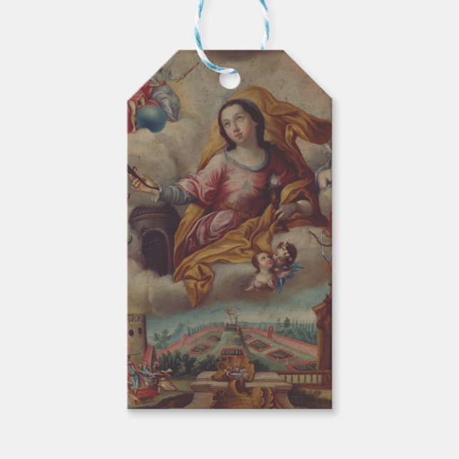 Jungfrau Saint Barbara und Märtyrer Geschenkanhänger (Vorderseite)