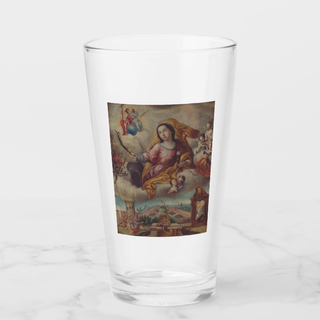 Jungfrau Saint Barbara und Märtyrer Glas (Vorderseite)