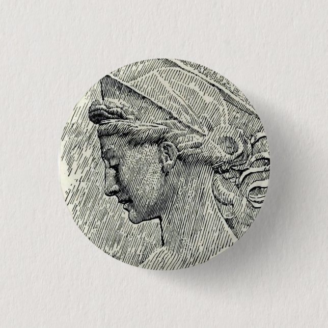 Jungfrau Saint Cecilia und Märtyrer Button (Vorderseite)