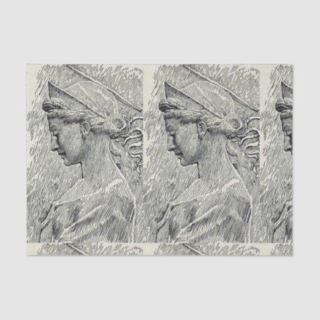 Jungfrau Saint Cecilia und Märtyrer Seidenpapier (Vorderseite)