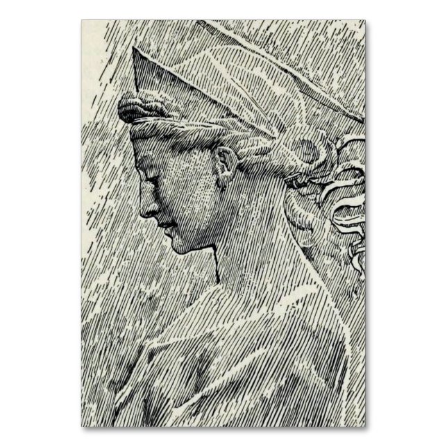 Jungfrau Saint Cecilia und Märtyrer Tischnummer (Vorderseite)