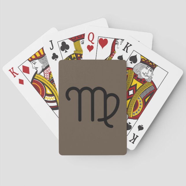 Jungfrau Spielkarten (Rückseite)