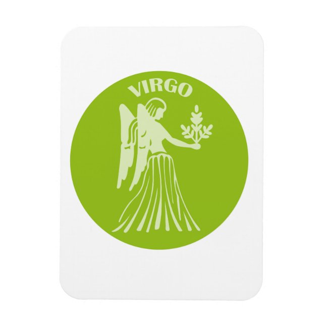Jungfrau, Sternzeichen, Horoskop, Astrologie Magnet (Vertikal)
