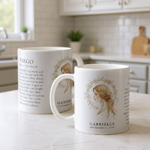 Jungfrau-Sternzeichen-Horoskop Persönliches Gesche Kaffeetasse