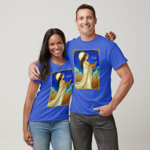 Jungfrau Sternzeichen Schönheit unter einem Nachth T-Shirt