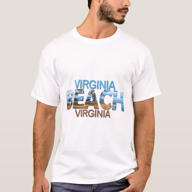 Jungfrau-Strand- virginia T-Shirt (Vorderseite)