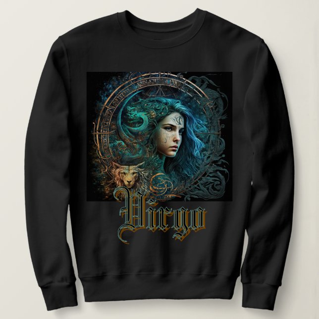Jungfrau Sweatshirt (Design vorne)