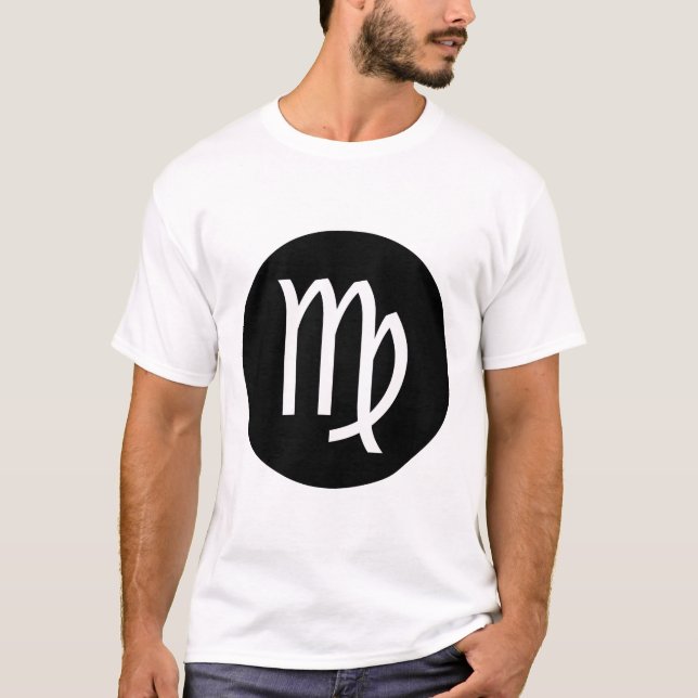 Jungfrau-Symbol T-Shirt (Vorderseite)