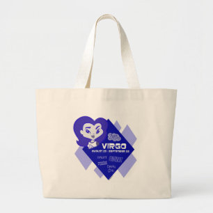 Jungfrau-Taschen-Tasche Jumbo Stoffbeutel