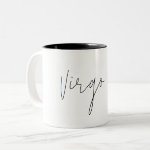 Jungfrau-Tierkreis-Minimalistische Tasse