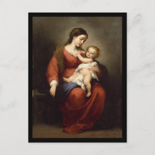 Jungfrau und Christus Kind Postkarte