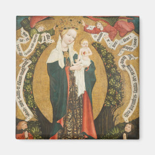 Jungfrau und Kind auf einem Halbmond von Destinati Magnet