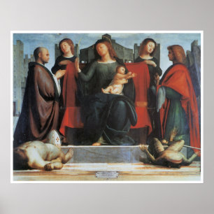 Jungfrau und Kind begeisterten... Poster