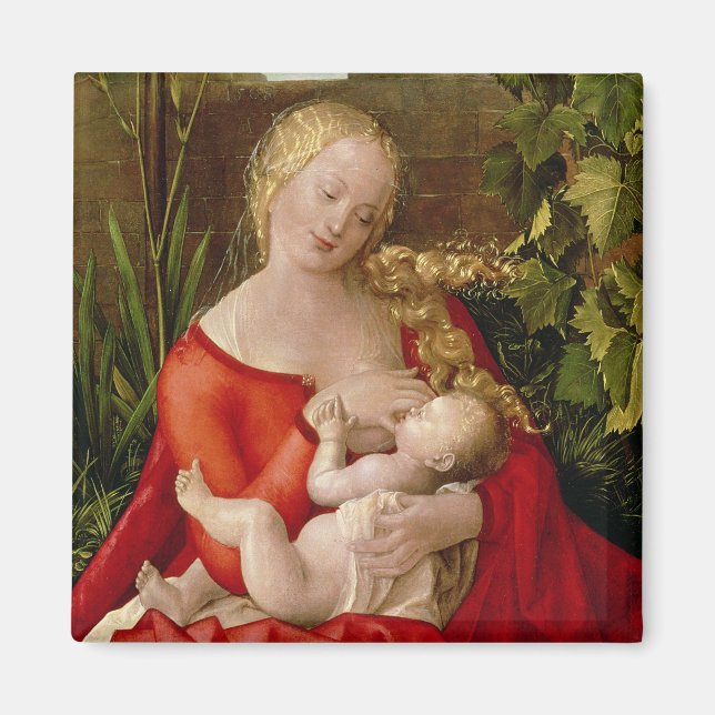 Jungfrau und Kind "Madonna mit der Iris", 1508 Magnet (Vorne)