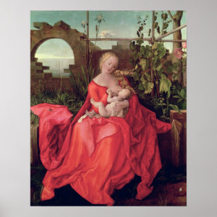 Jungfrau und Kind "Madonna mit der Iris", 1508 Poster