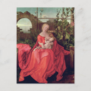 Jungfrau und Kind "Madonna mit der Iris", 1508 Postkarte