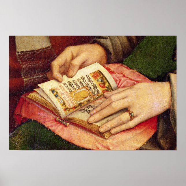 Jungfrau und Kind mit Heiligen Poster (Vorne)