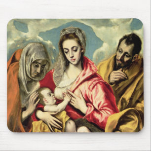 Jungfrau und Kind mit SS. Anne und Joseph Mousepad
