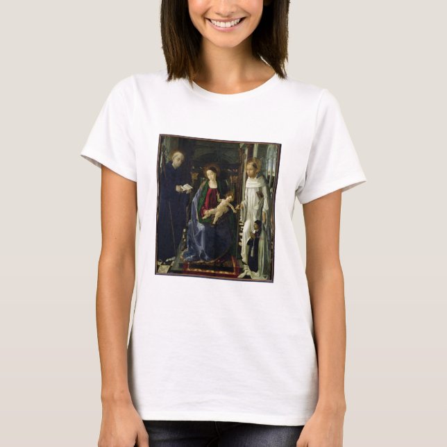 Jungfrau und Kind (Öl) T-Shirt (Vorderseite)