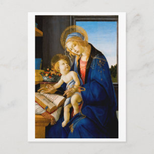 Jungfrau und Kind, Sandro Botticelli Postkarte