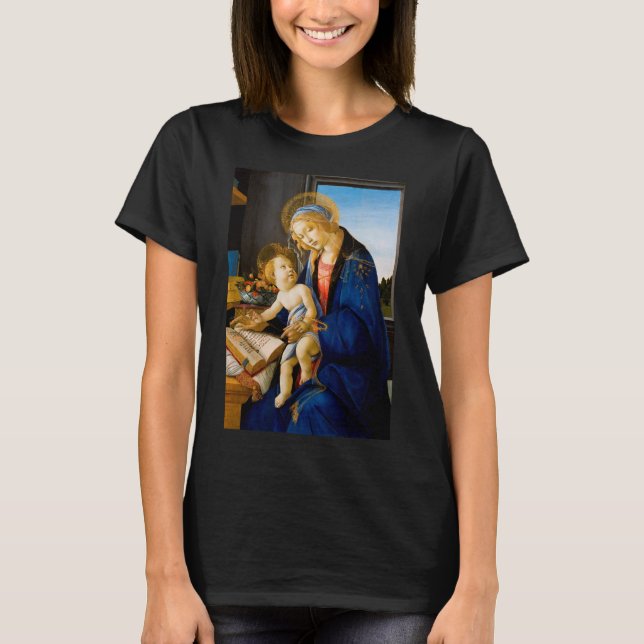 Jungfrau und Kind, Sandro Botticelli T-Shirt (Vorderseite)