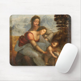 Jungfrau und Kind St. Anne Leonardo da Vinci Mousepad