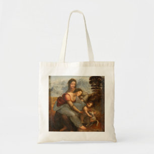 Jungfrau und Kind St. Anne Leonardo da Vinci Tragetasche