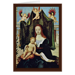 Jungfrau und Kind von Holbein D. Ä. Hans