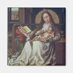 Jungfrau und Kind vor einem Firescreen, c.1440 Magnet
