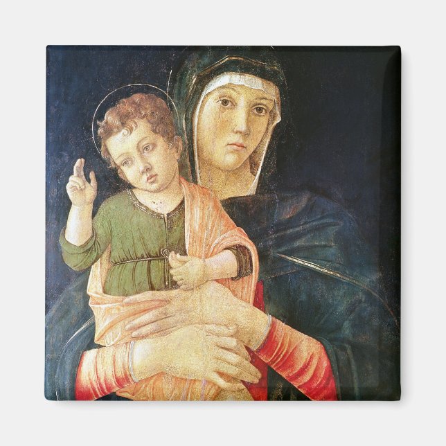 Jungfrau und Segen für Kinder, 1460-70 Magnet (Vorne)