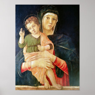 Jungfrau und Segen für Kinder, 1460-70 Poster