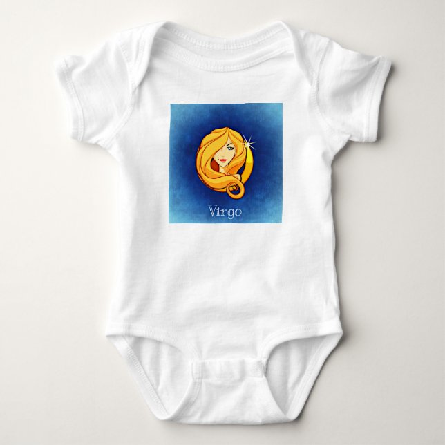 Jungfrau, Vergine Baby Strampler (Vorderseite)