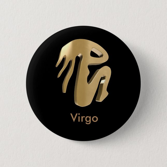 Jungfrau, Vergine Button (Vorderseite)