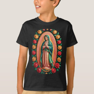 Jungfrau von Guadalupe Heilige Maria Christlich Re T-Shirt