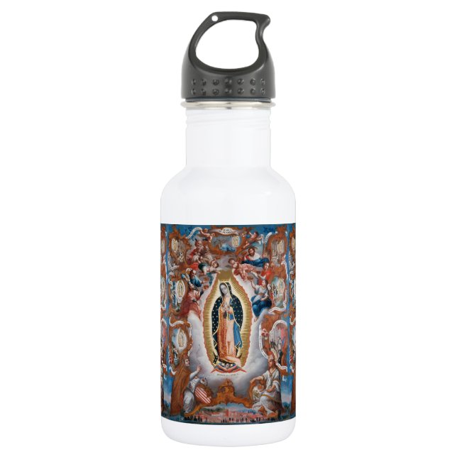"Jungfrau von Guadalupe" Trinkflasche (Vorderseite)