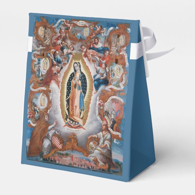 "Jungfrau von Guadalupe" Zollbegünstigungsbox Geschenkschachtel (Rückseite)